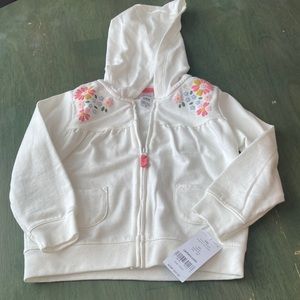 Carters Girls Zip Up NWT
